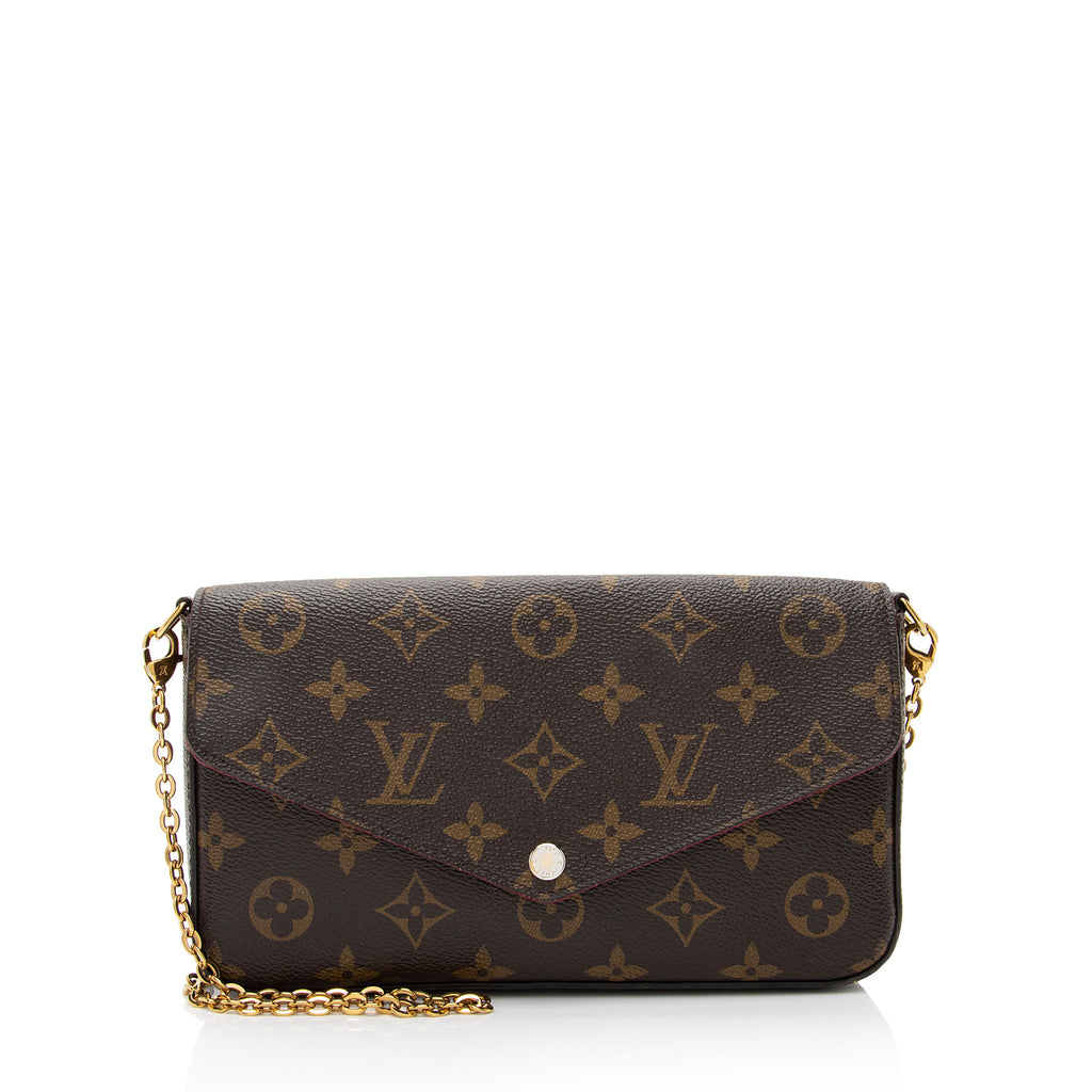 Louis Vuitton Monogram Canvas Felicie Strap & Go Crossbody Bag (SHF-LR –  LuxeDH