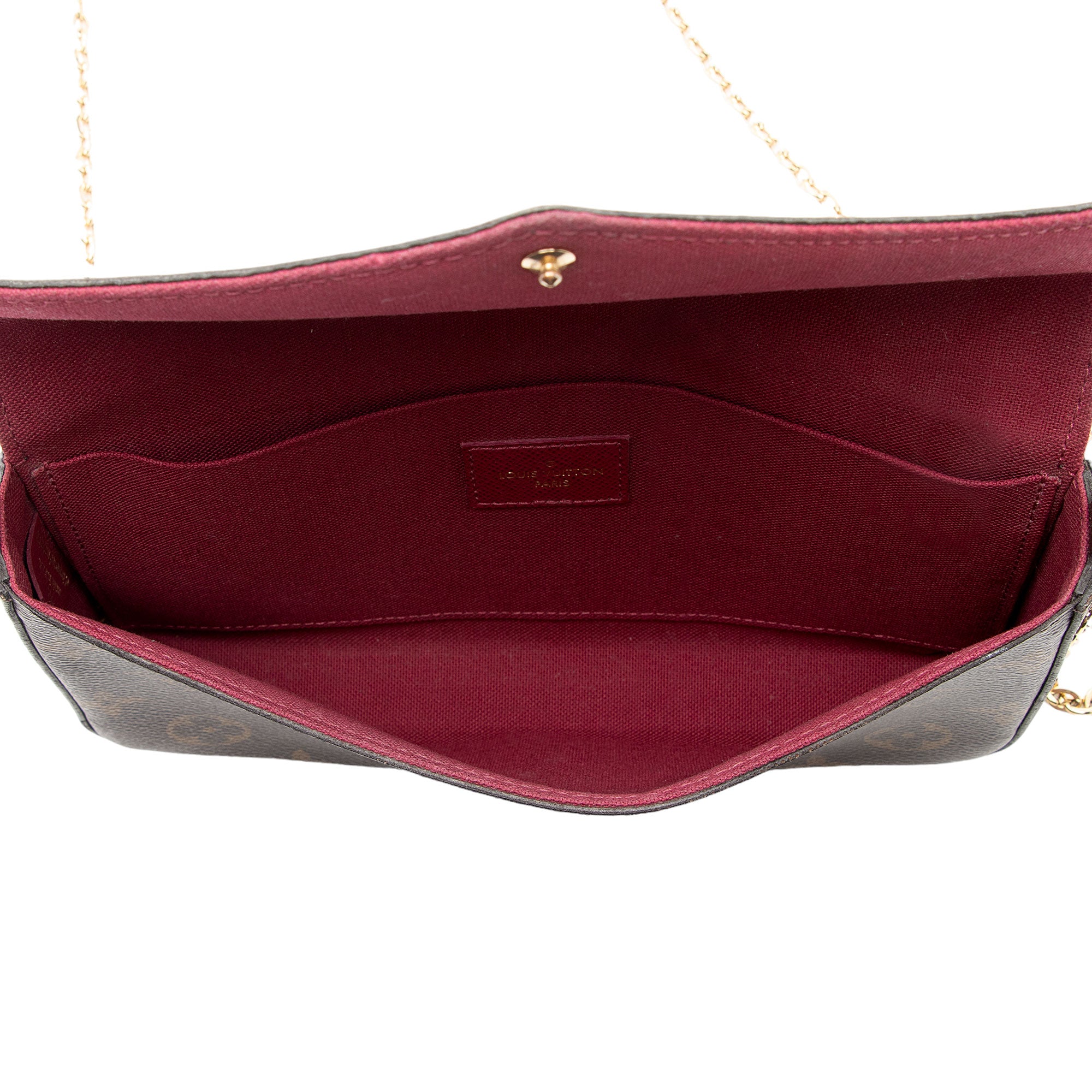 Louis Vuitton Monogram Canvas Felicie Pochette (SHF-VkINgd)
