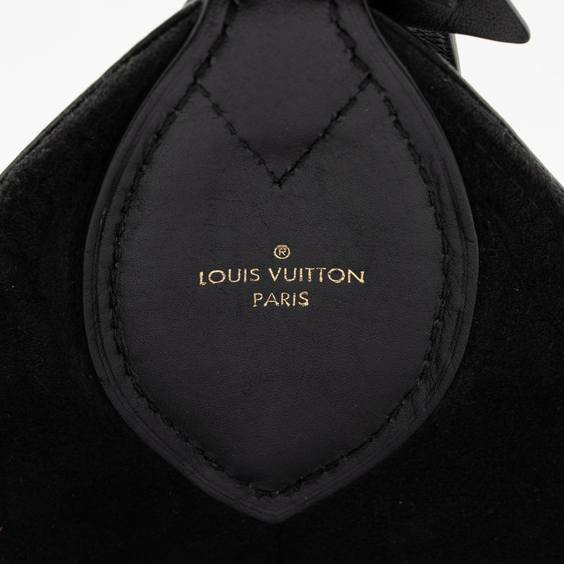 Louis Vuitton Monogram Flower Hobo Tote Black - clothing