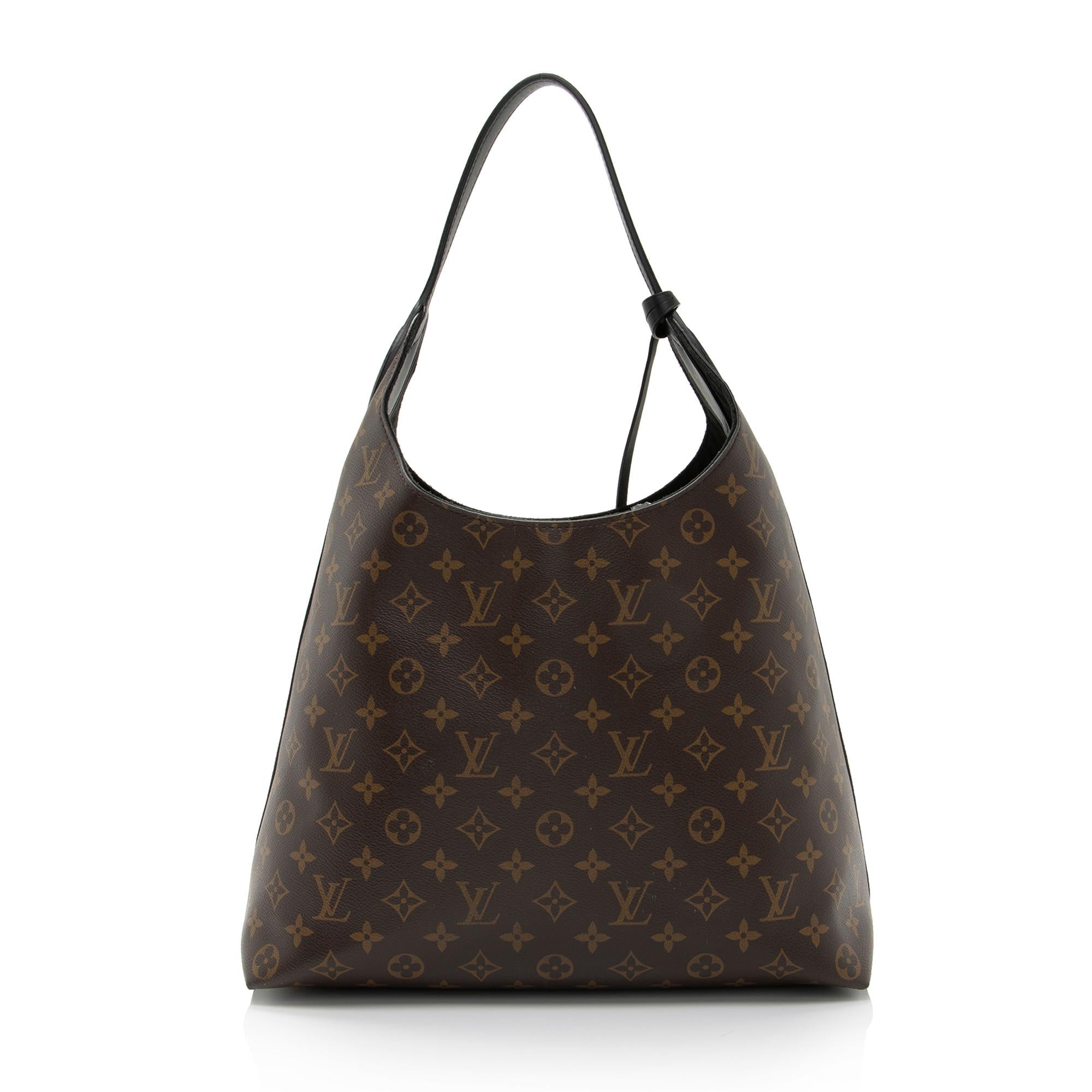 Louis Vuitton Monogram Canvas Flower Hobo (SHF-AX6i3w)