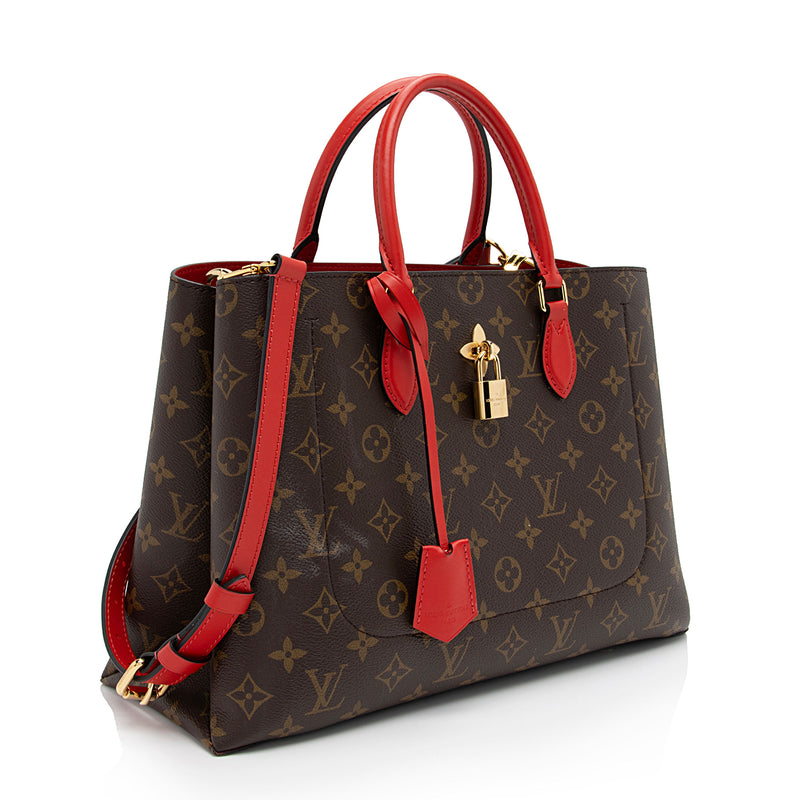 Louis Vuitton Monogram Canvas Flower Tote SHF zabpVl LuxeDH