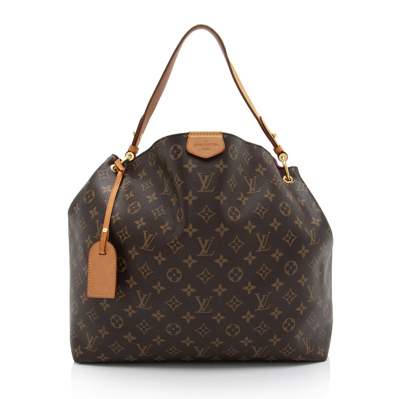 Louis Vuitton Monogram Canvas Graceful MM Hobo, Louis Vuitton Handbags