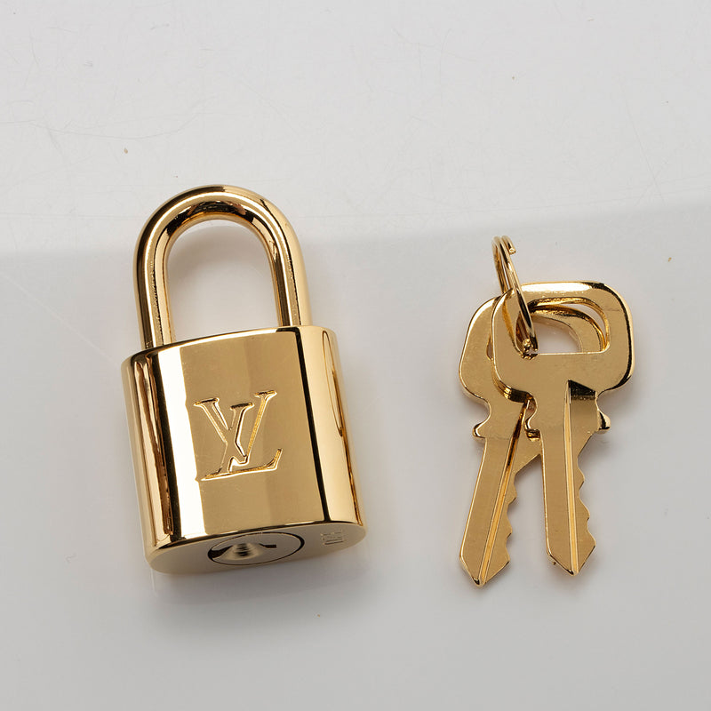 louis vuitton lock and key earrings