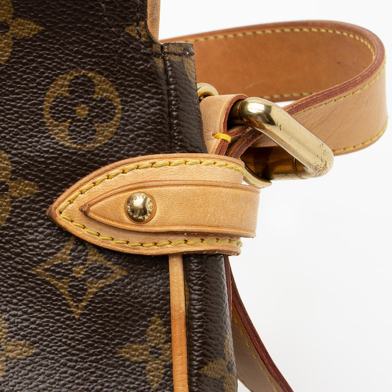 Louis Vuitton Hudson Shoulder Bag PM Brown Canvas N40027 Mint Condition Auth