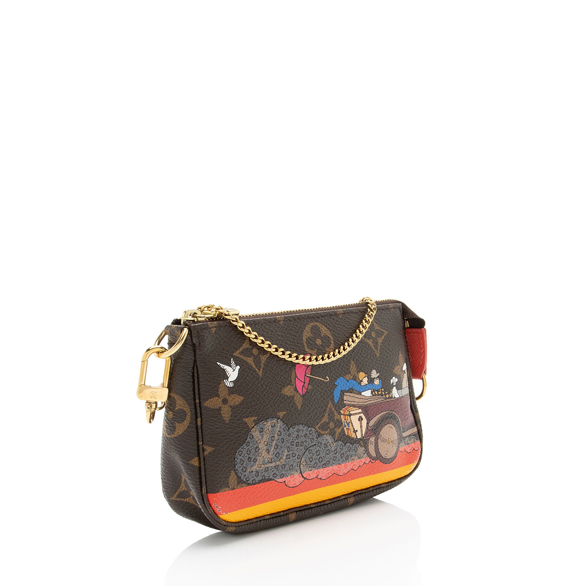 Louis Vuitton Limited Edition Monogram Canvas Animation Evasion Mini Pochette Accessoires