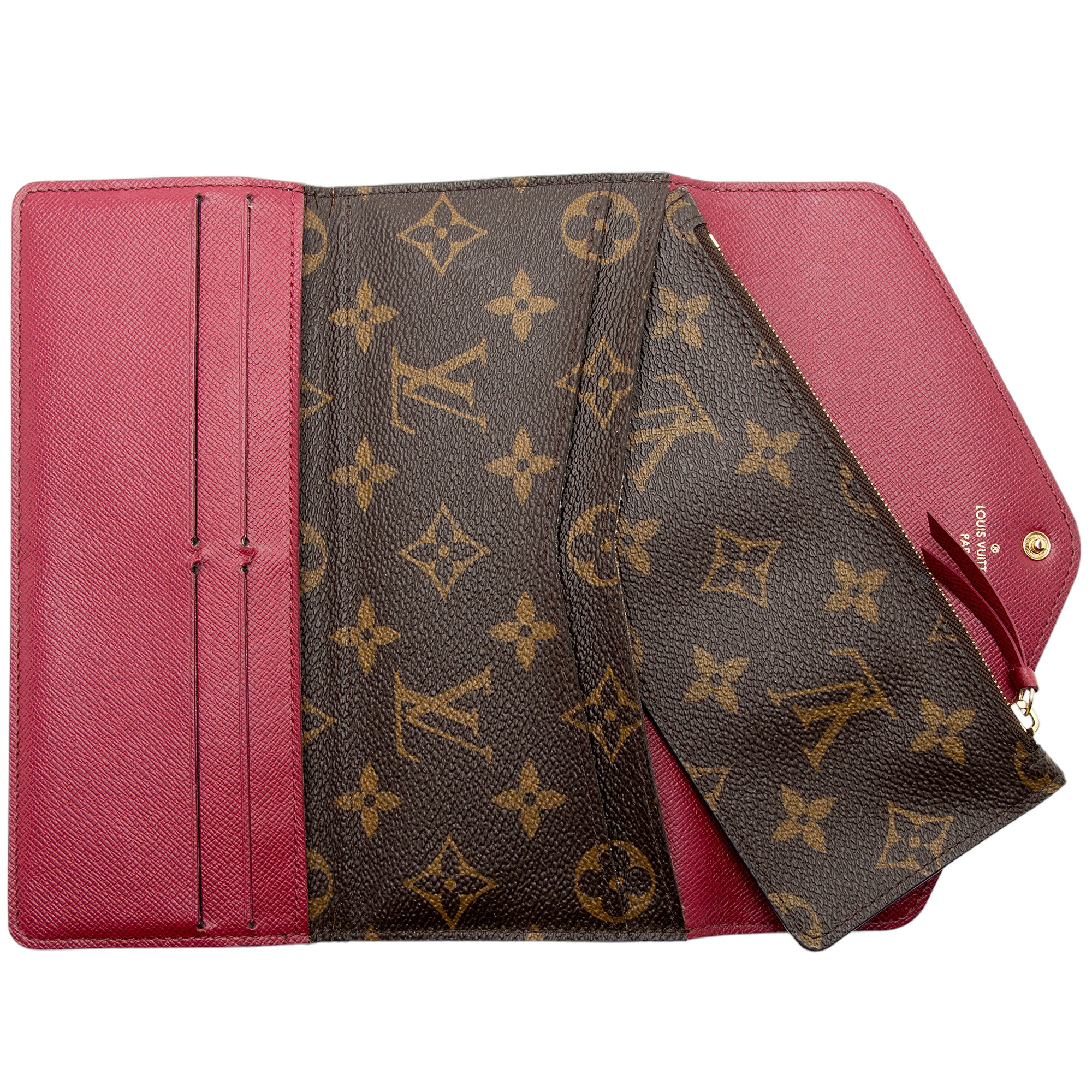 Louis Vuitton Monogram Canvas Josephine Wallet (SHF-0rqJHE)