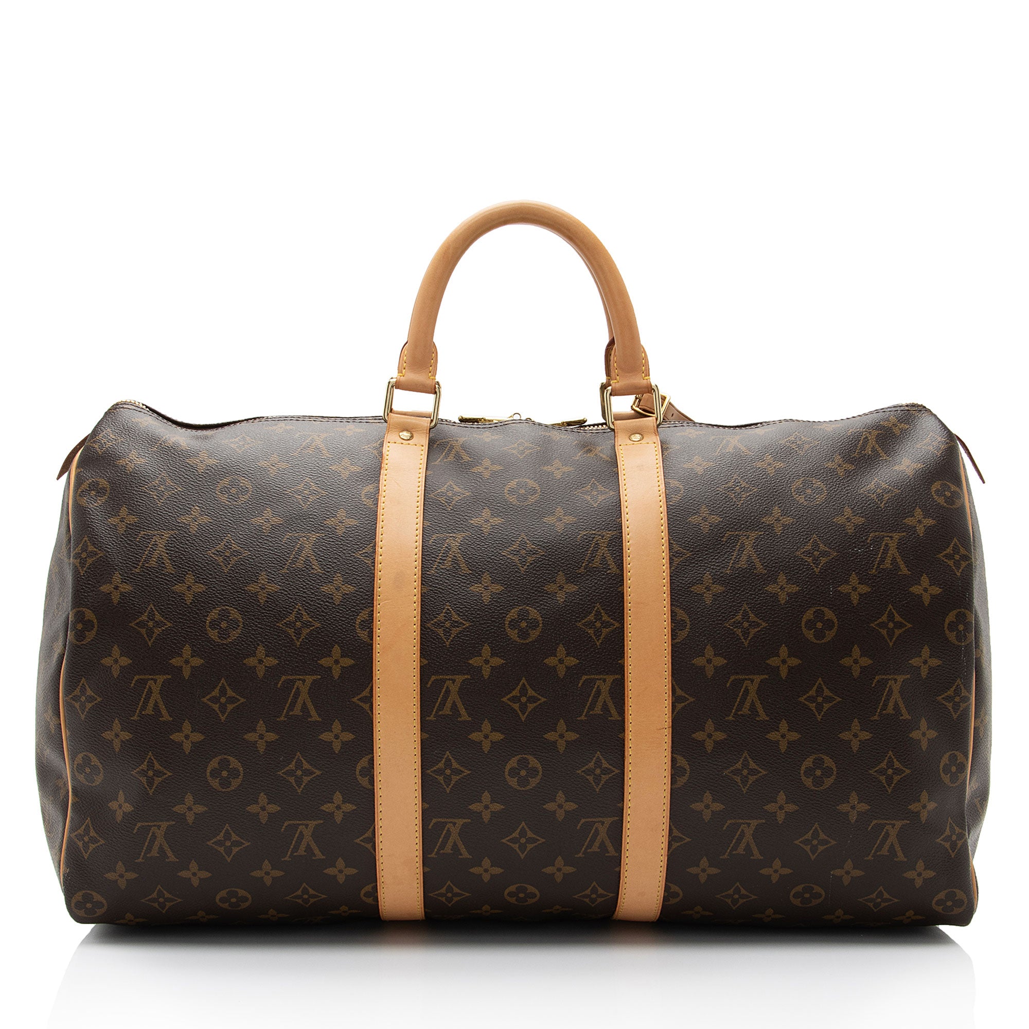 Louis Vuitton Monogram Canvas Keepall 50 Duffle Bag (SHF-2N6ZWx)