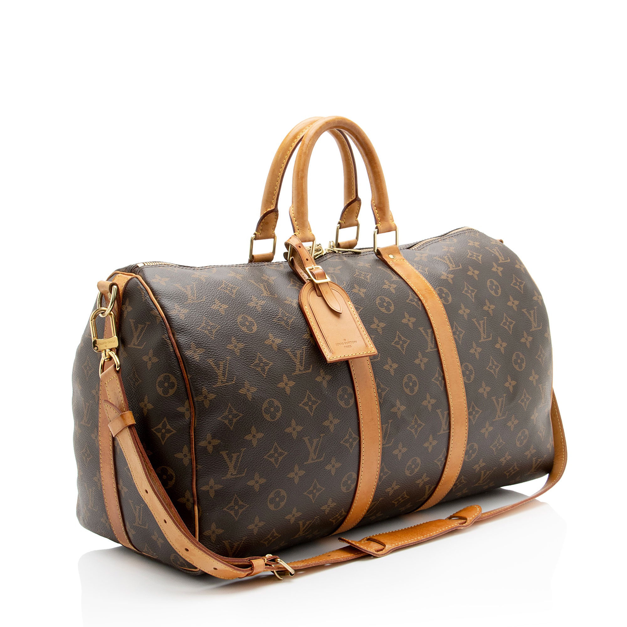Louis Vuitton Monogram Canvas Keepall Bandouliere 45 Duffle