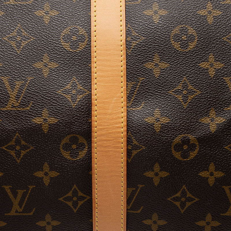 Louis Vuitton Monogram Canvas Keepall Bandouliere 55 Duffle Bag (SHF-BWjDGO)
