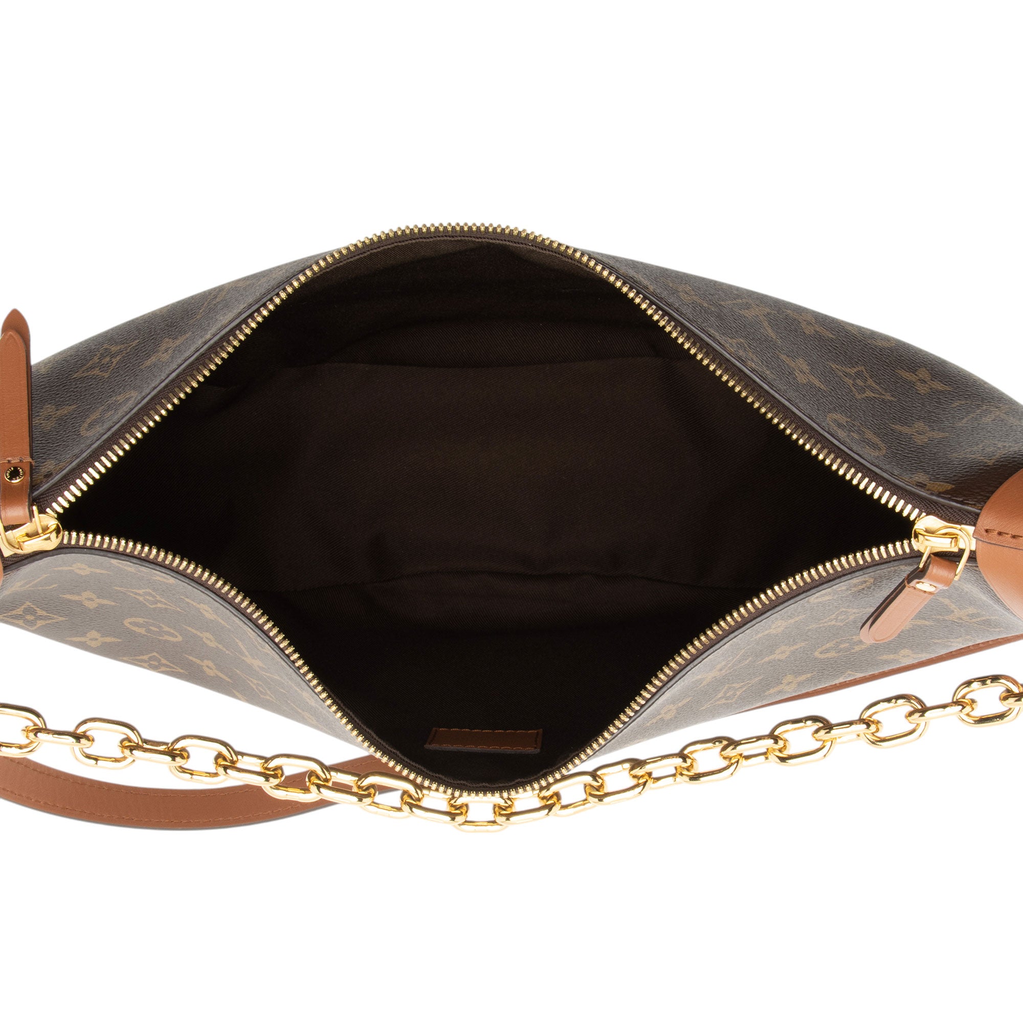 Louis Vuitton Monogram Canvas Loop Hobo (SHF-bIR43v)