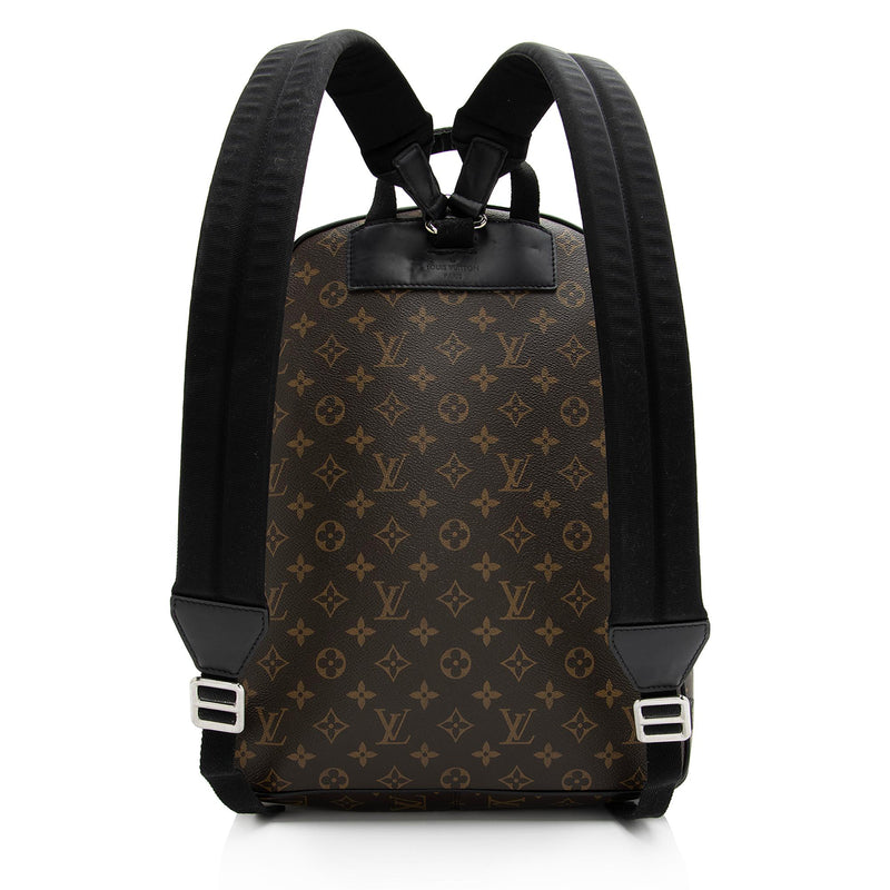 lv black monogram backpack