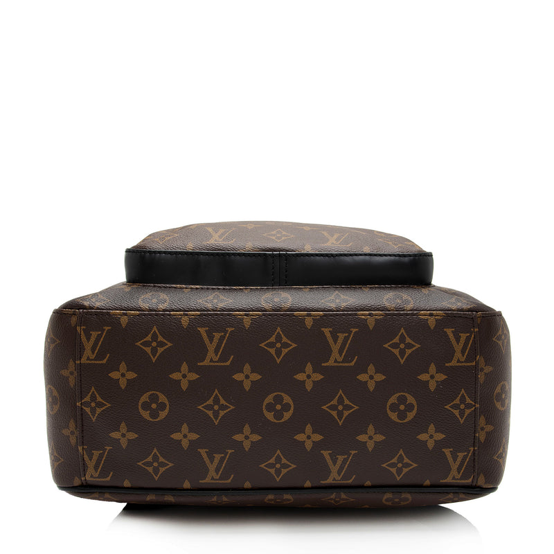 Louis Vuitton Josh Backpack Monogram Macassar Brown/Black for Women