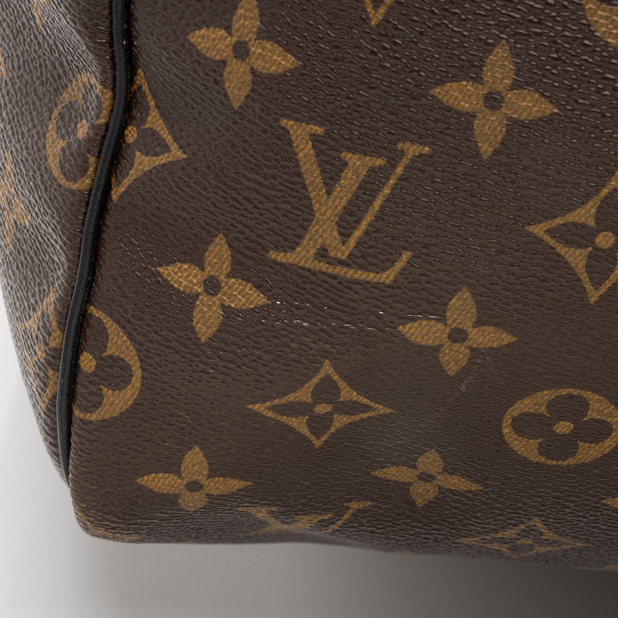 Louis Vuitton Monogram Canvas Macassar Keepall Bandouliere 55 Duffle