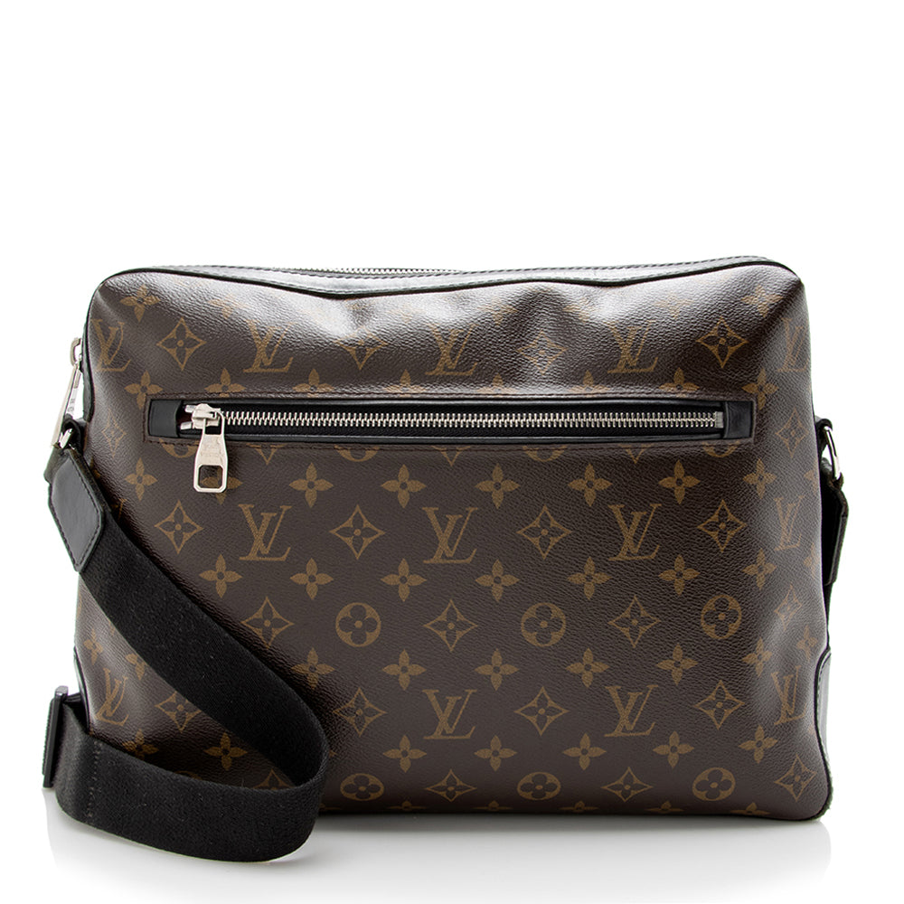 Louis Vuitton Monogram Canvas Macassar Torres Messenger Bag (SHF-16575)