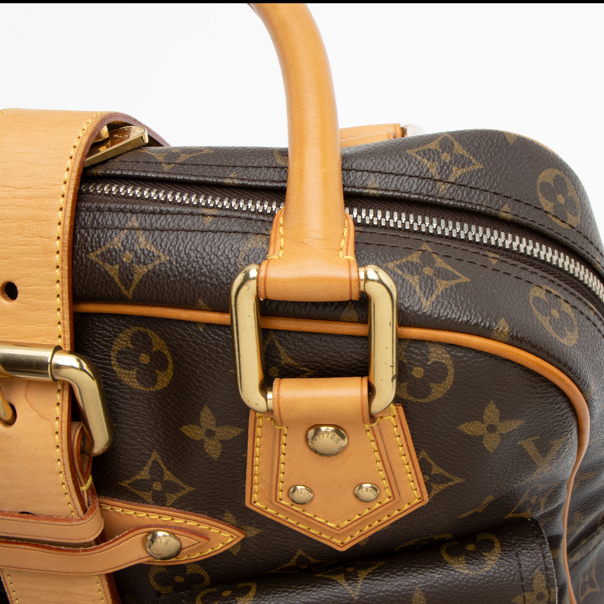 Louis Vuitton Monogram Canvas Manhattan GM Satchel (SHF-FGlzW5)