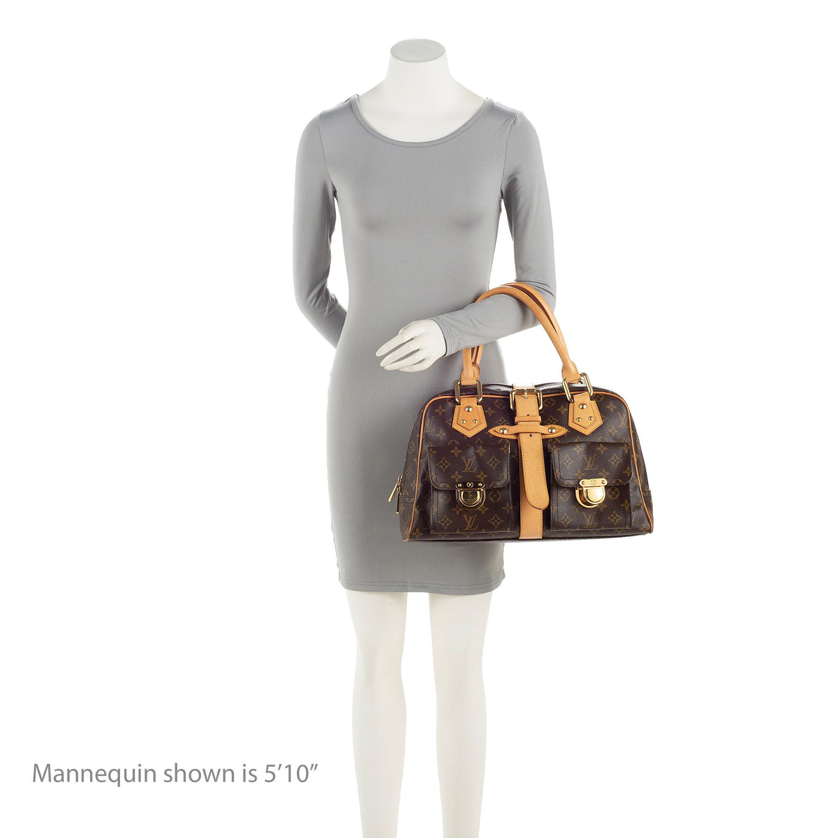 Louis Vuitton Vintage Monogram Canvas Manhattan GM Satchel