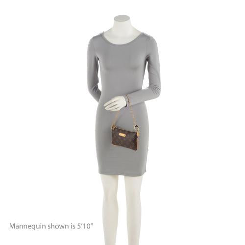 Louis Vuitton Monogram Canvas Milla MM Pochette (SHF-5uMDHD)