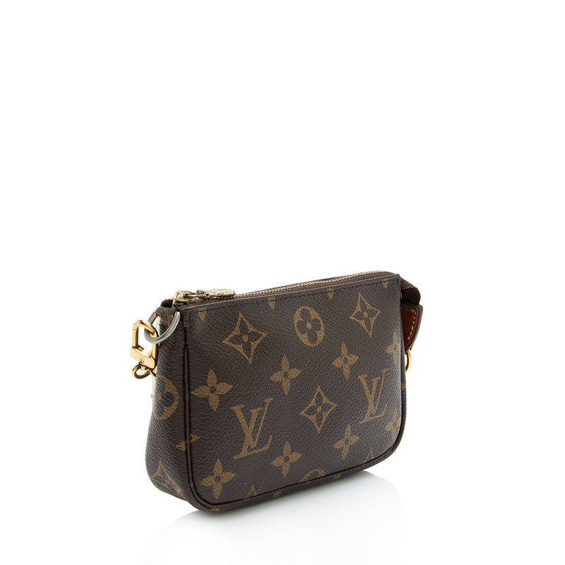 Louis Vuitton Mini Pochette Accessoires Monogram Small Leather