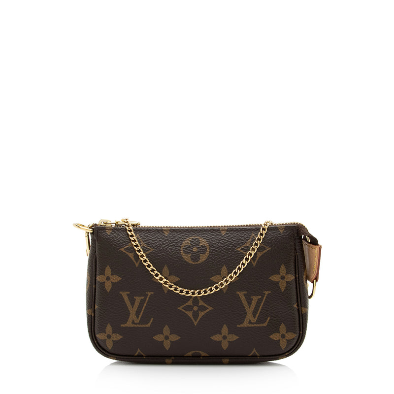 Louis Vuitton Monogram Canvas Mini Pochette Accessoires Bag Pouch