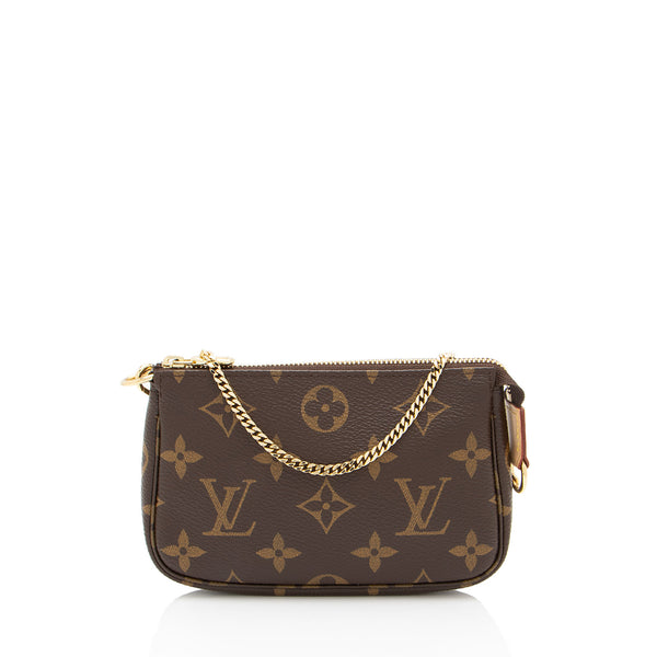 LOUIS VUITTON Damier Azur Mini Pochette Accessoires Pouch