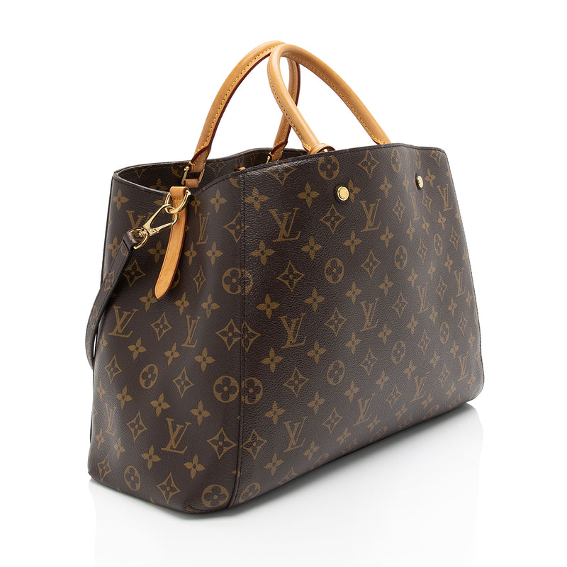 Louis Vuitton Monogram Canvas Montaigne GM Tote (SHF-oiyqr1)