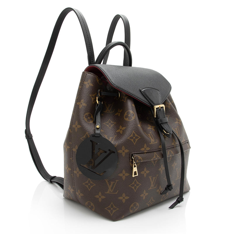 Brown Louis Vuitton Monogram Montsouris PM Backpack