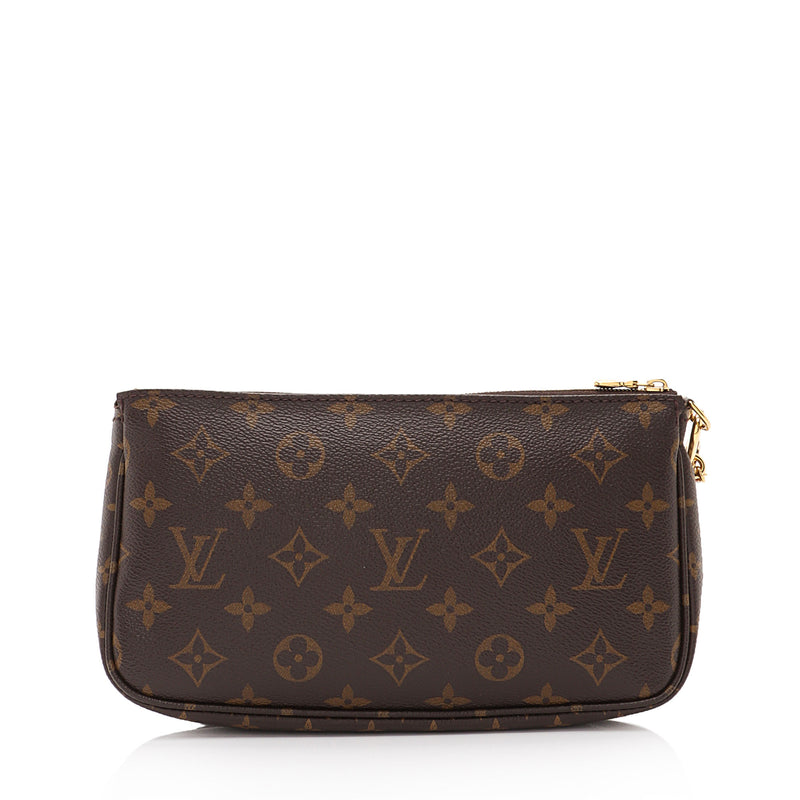 Louis Vuitton - Authenticated Multi Pochette Accessoires Handbag - Cloth Brown for Women, Never Worn, with Tag