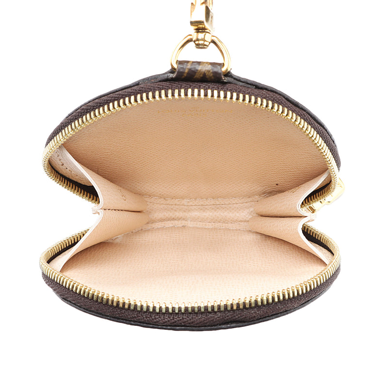 Louis Vuitton Multi Pochette Accessoires Round Coin Purse Monogram Canvas  Brown