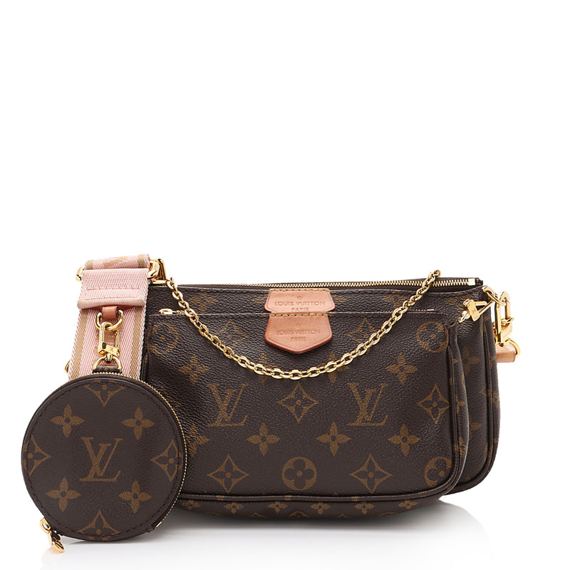 Louis Vuitton - Authenticated Multi Pochette Accessoires Handbag - Cloth Brown for Women, Never Worn, with Tag