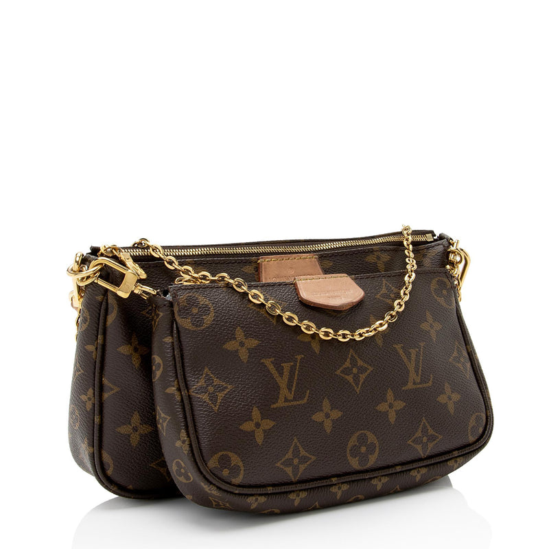 Louis Vuitton - Authenticated Multi Pochette Accessoires Handbag - Leather Brown for Women, Very Good Condition