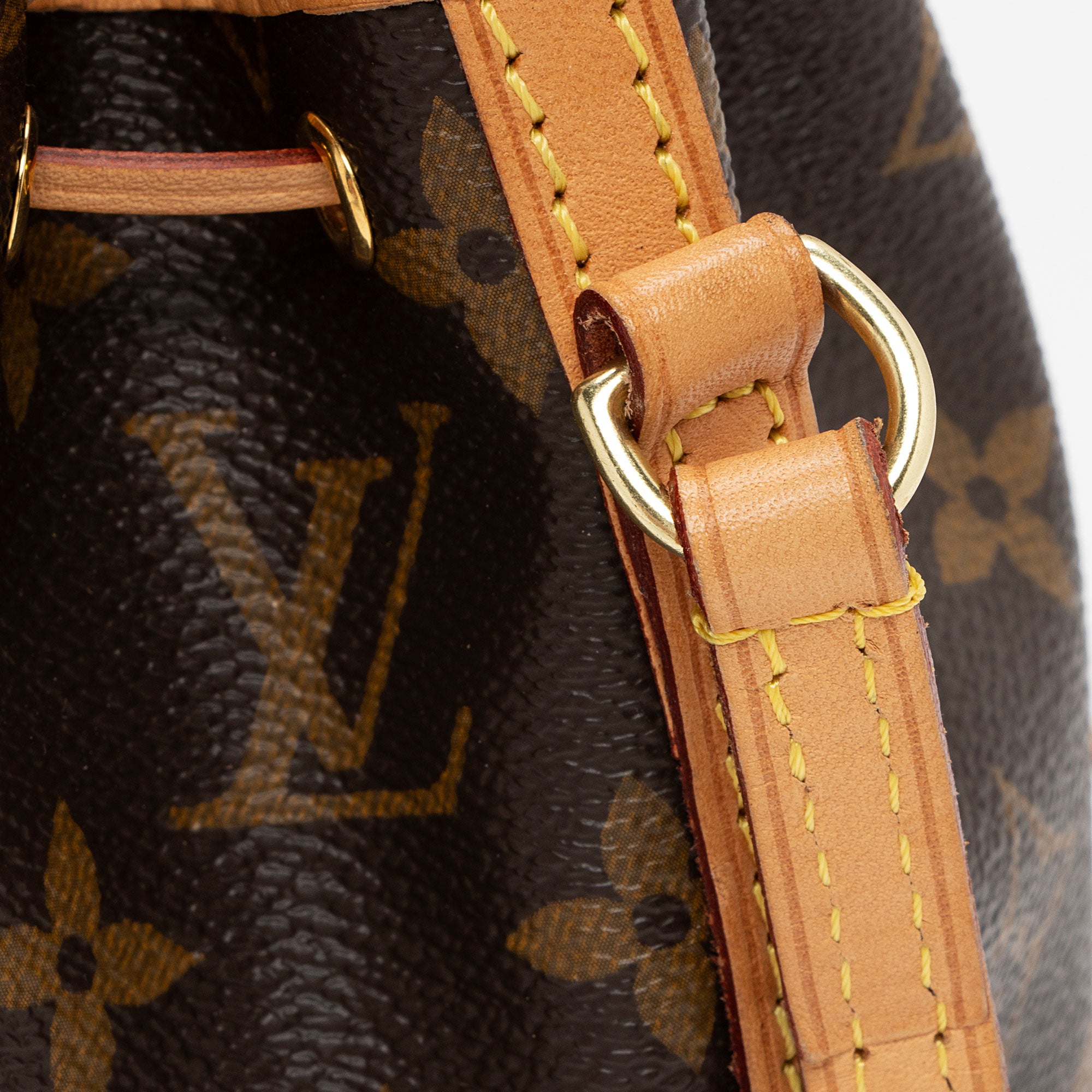 Louis Vuitton Monogram Canvas Nano Noe Shoulder Bag (SHF-Y2s7Ul)