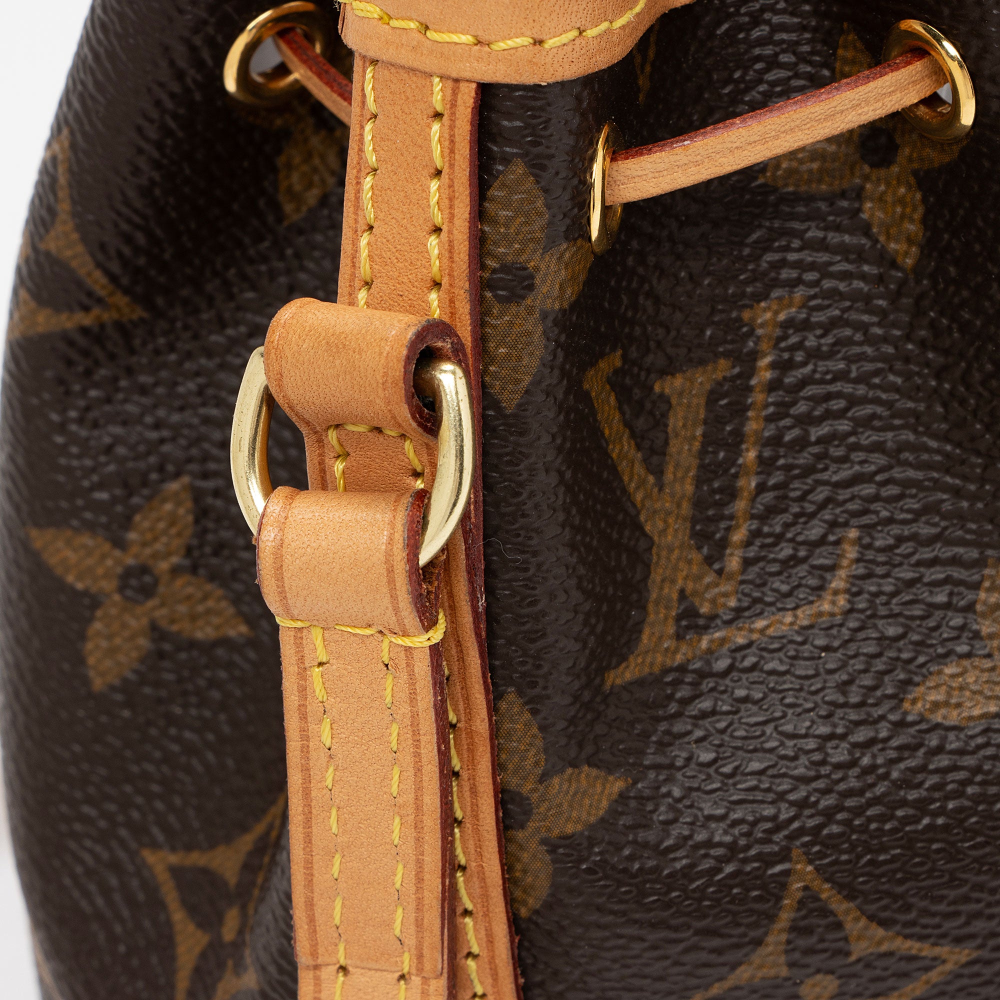 Louis Vuitton Monogram Canvas Nano Noe Shoulder Bag (SHF-Y2s7Ul)