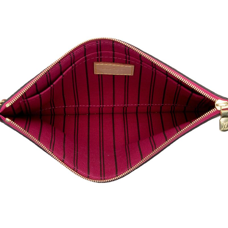 Louis Vuitton Monogram Cherry Neverfull Pochette Clutch - A World