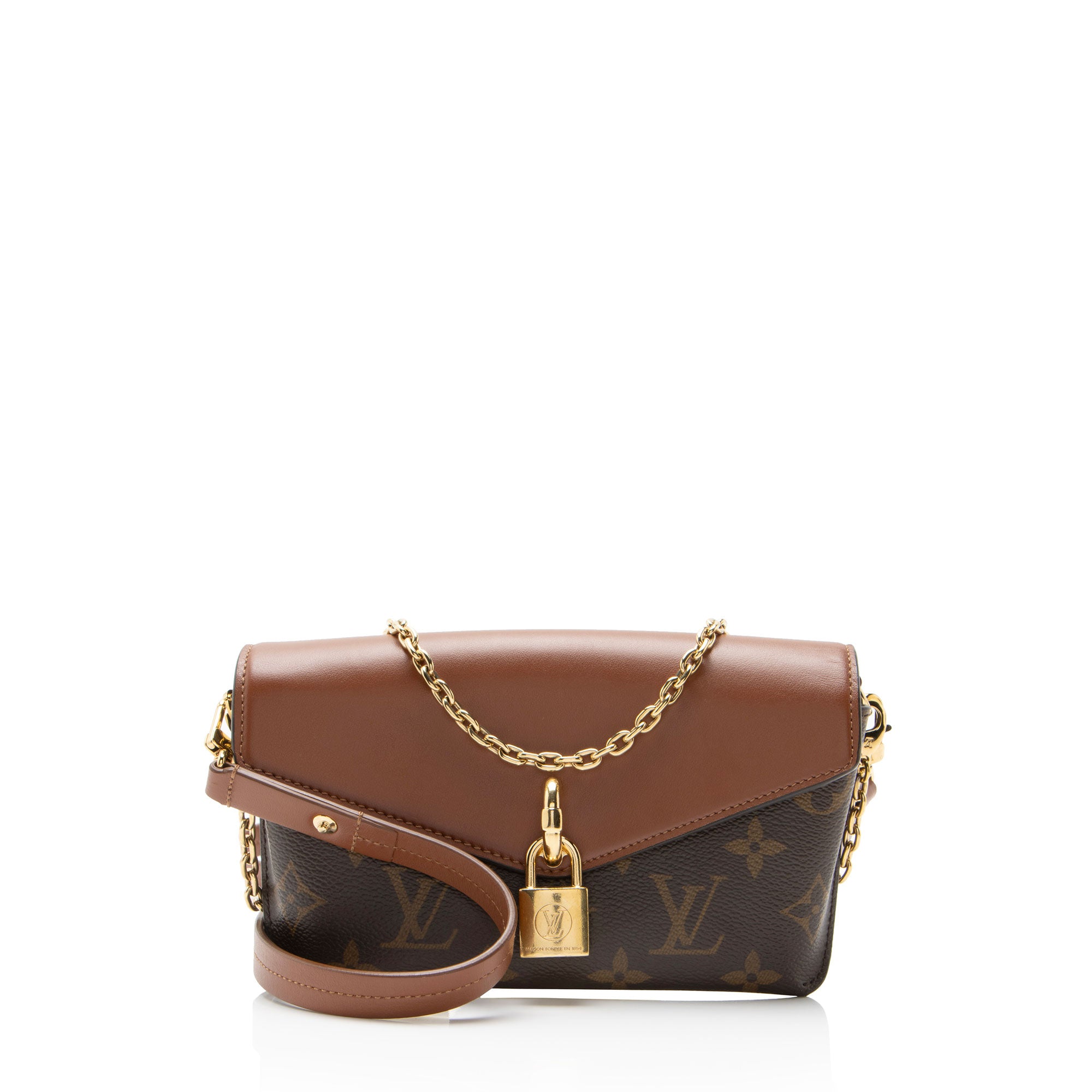 Louis Vuitton Monogram Canvas Padlock on Strap