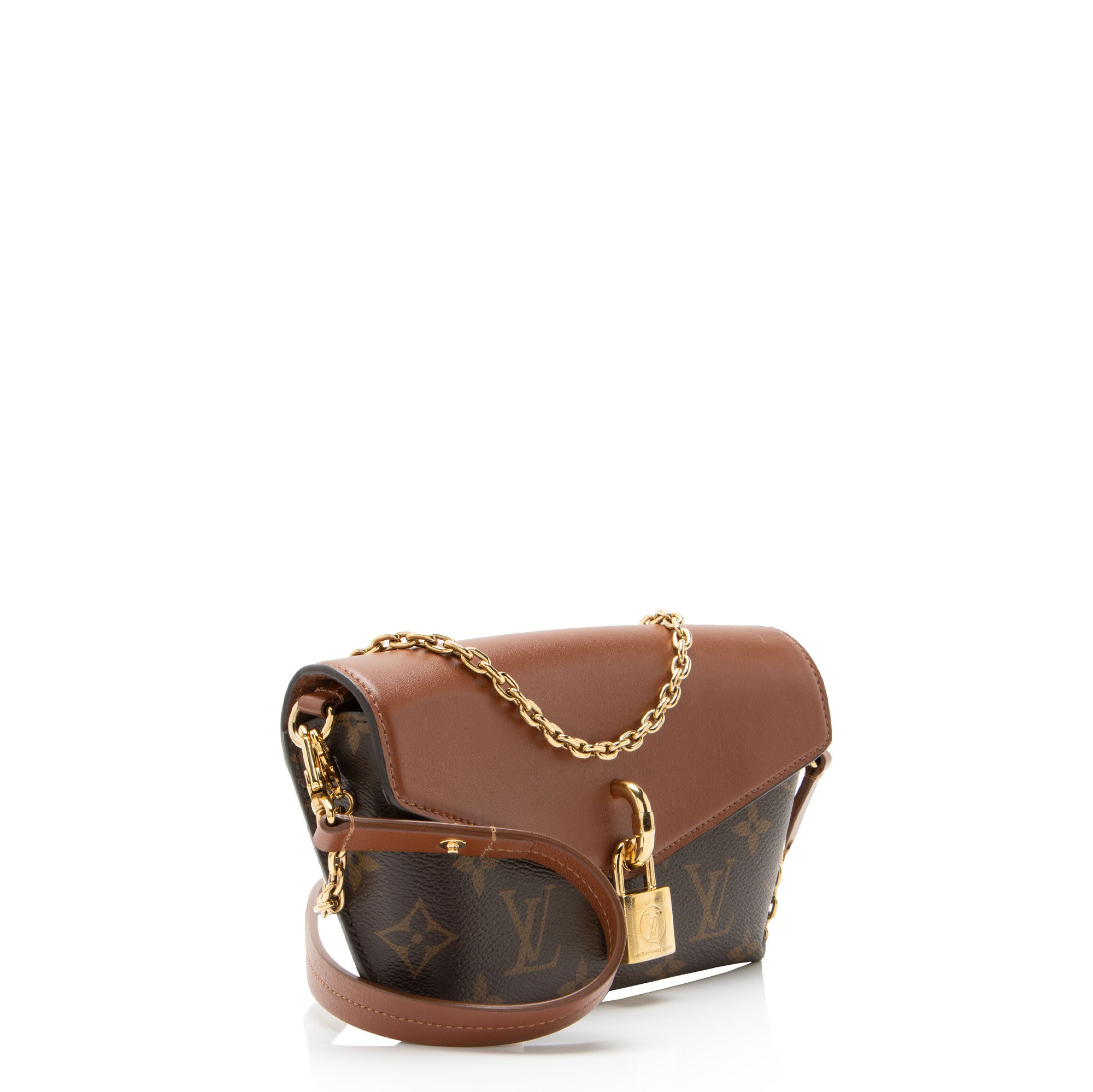 Louis Vuitton Monogram Canvas Padlock on Strap