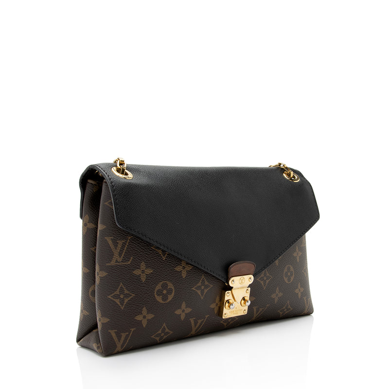 LOUIS VUITTON Pallas Chain Monogram Canvas Crossbody Bag-US