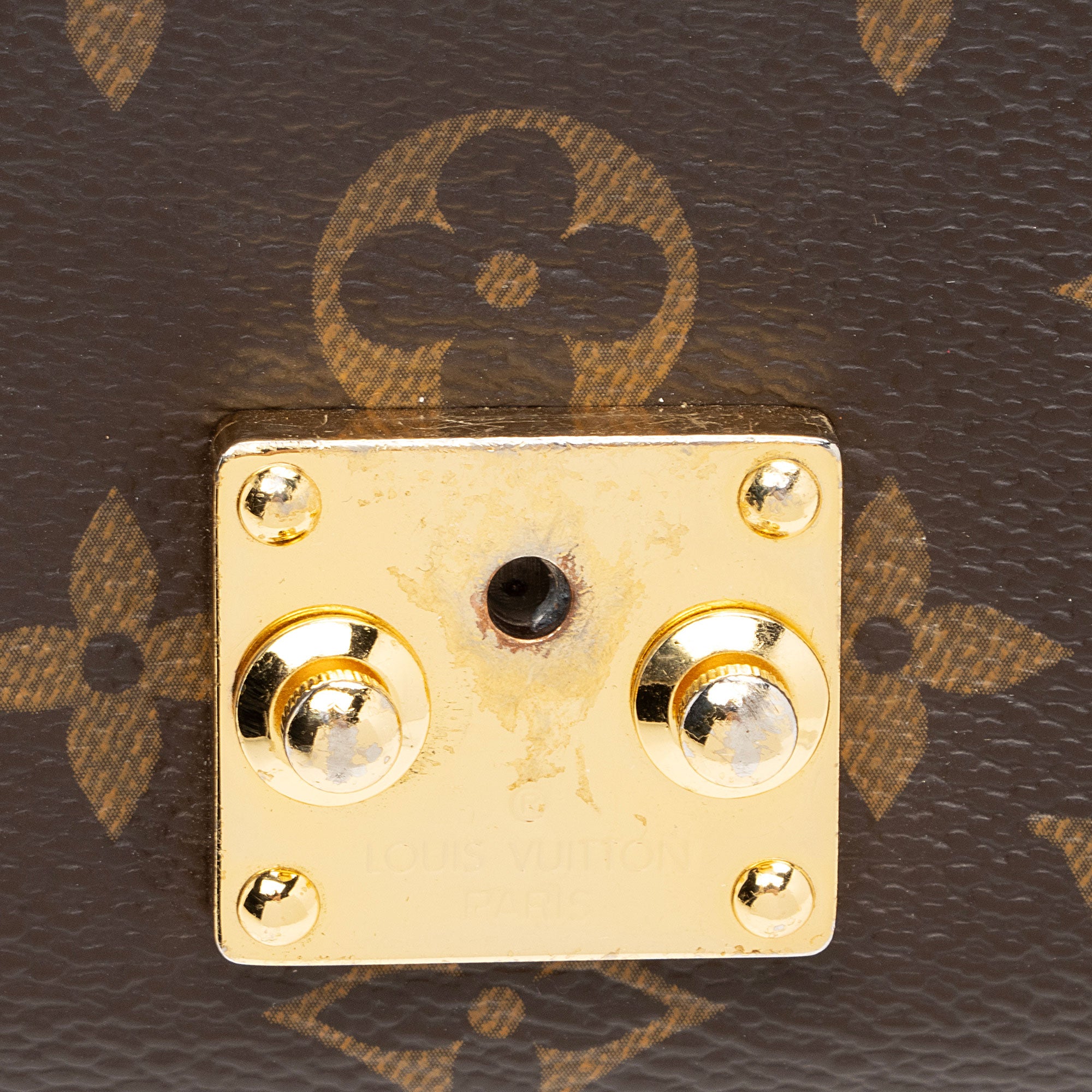 Louis Vuitton Monogram Canvas Pallas Chain Shoulder Bag (SHF-PklqEx)