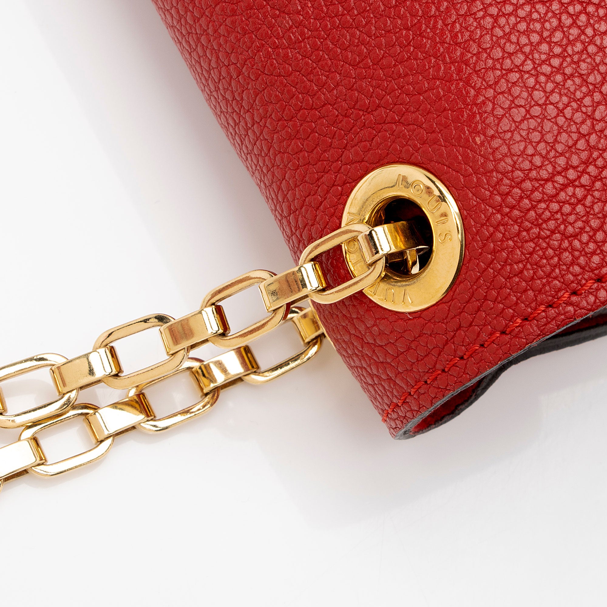 Louis Vuitton Monogram Canvas Pallas Chain Shoulder Bag (SHF-0DnP5y)