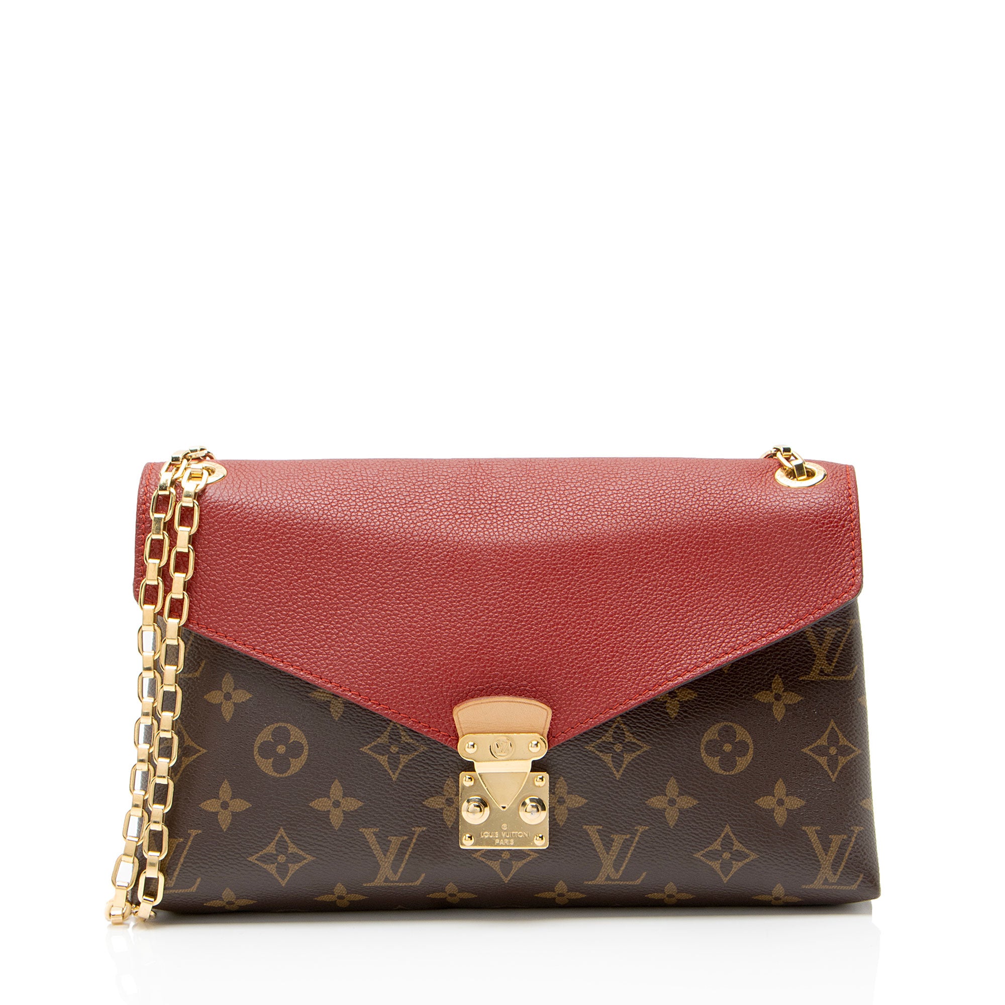 Louis Vuitton Monogram Canvas Pallas Chain Shoulder Bag