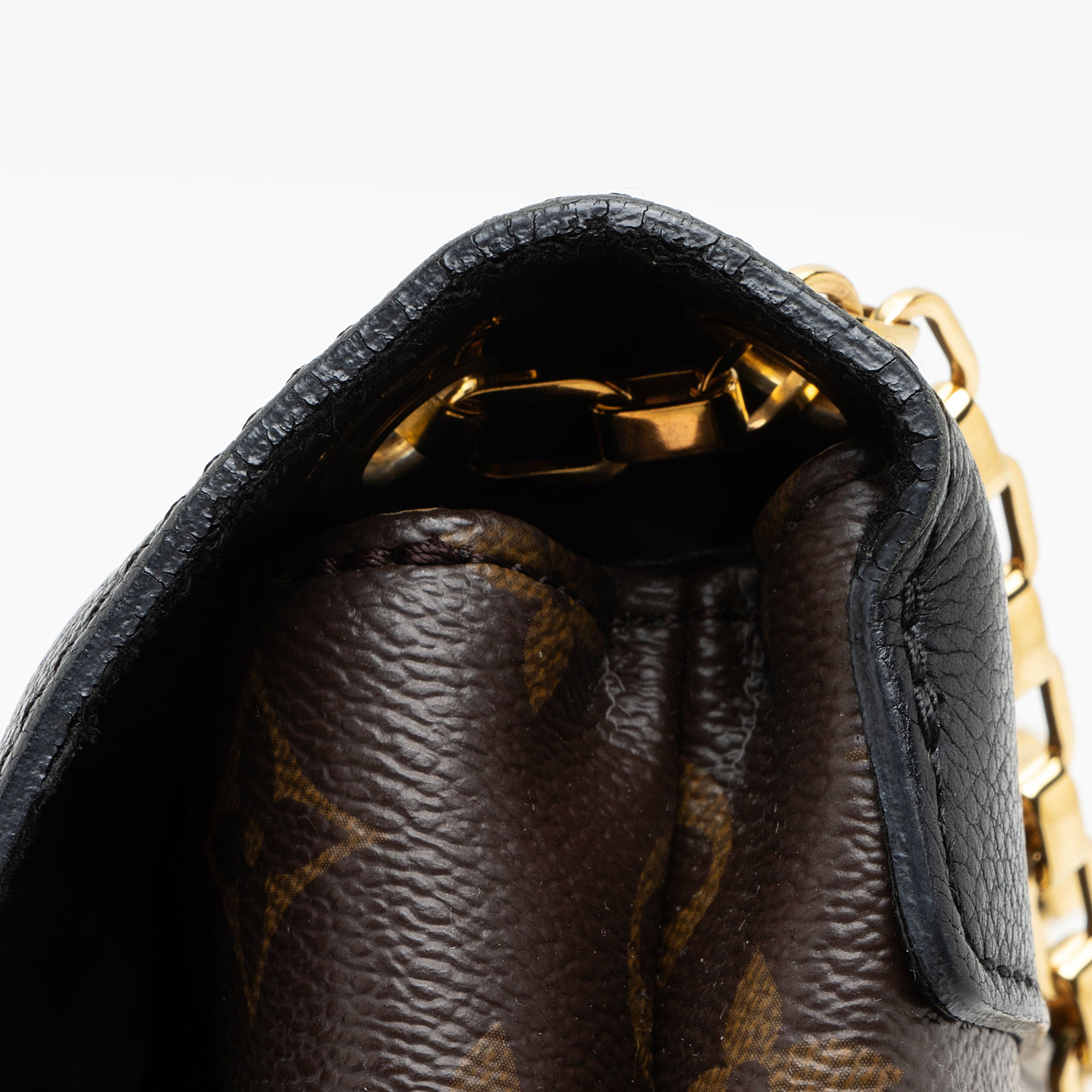 Louis Vuitton Monogram Canvas Pallas Chain Shoulder Bag