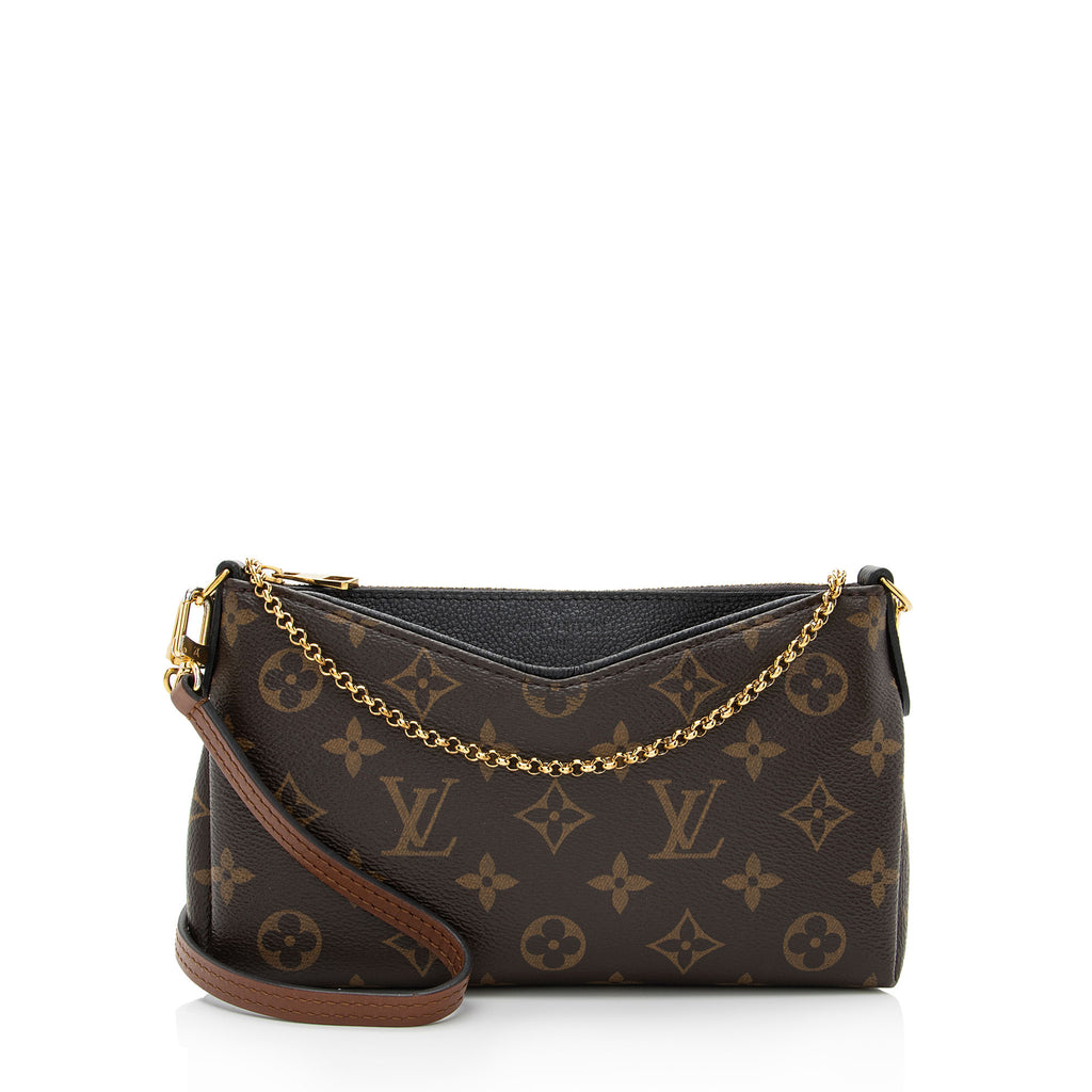 Authentic Louis Vuitton Pallas Clutch Bag, Luxury, Bags & Wallets