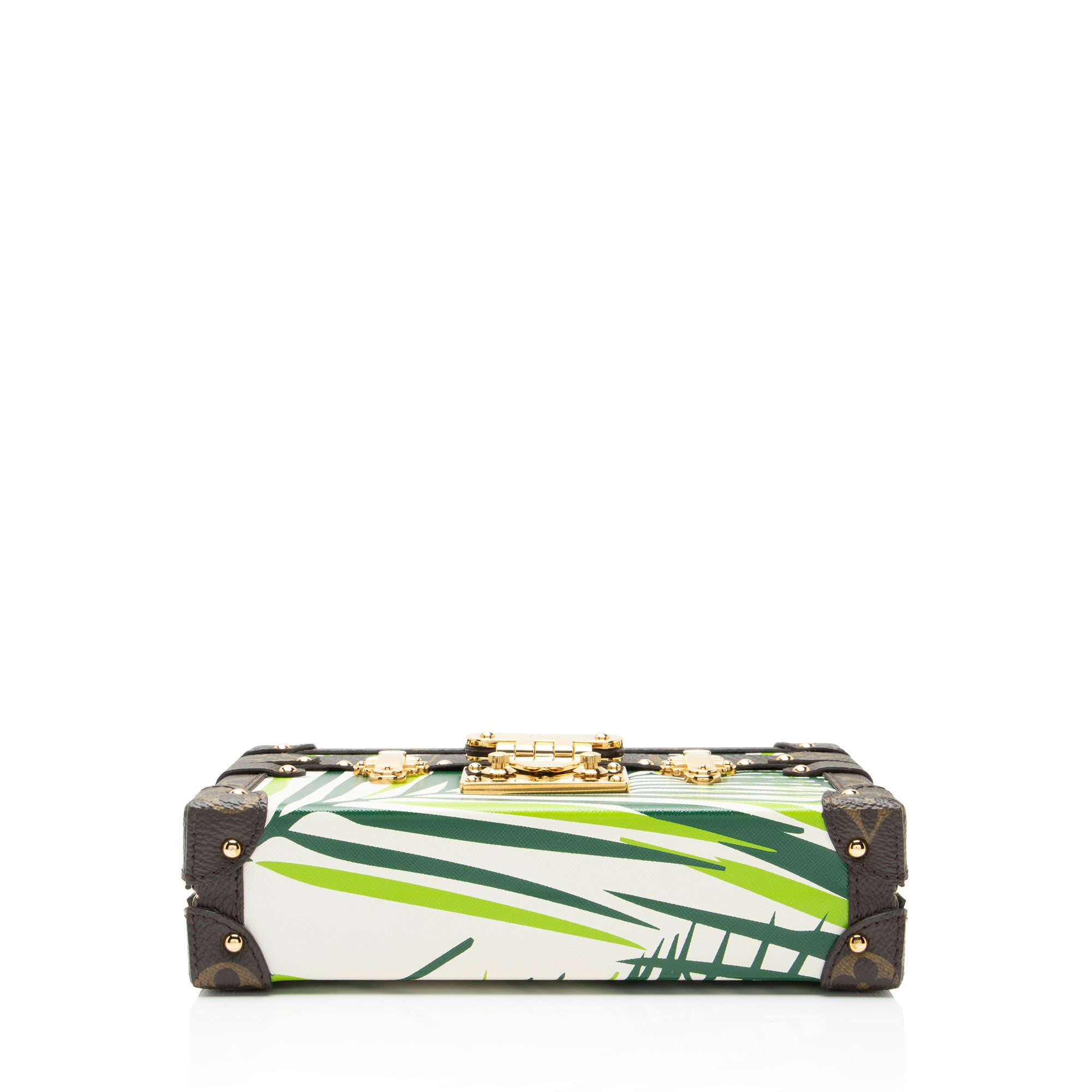 Louis Vuitton Monogram Canvas Palm Petite Malle Bag