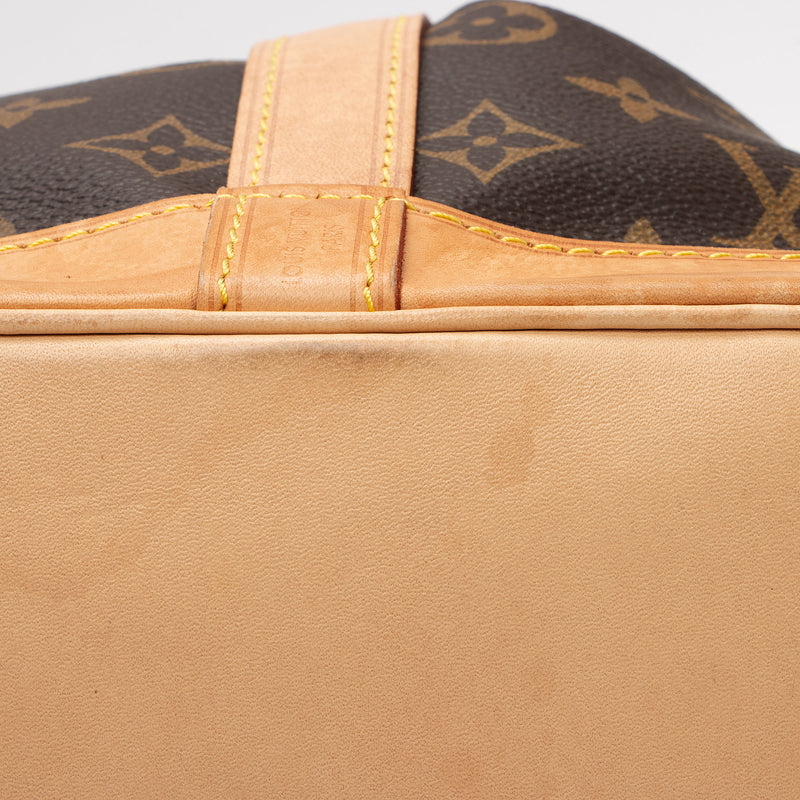 Louis Vuitton Petit Noe NM Monogram Canvas Shoulder Bag Brown