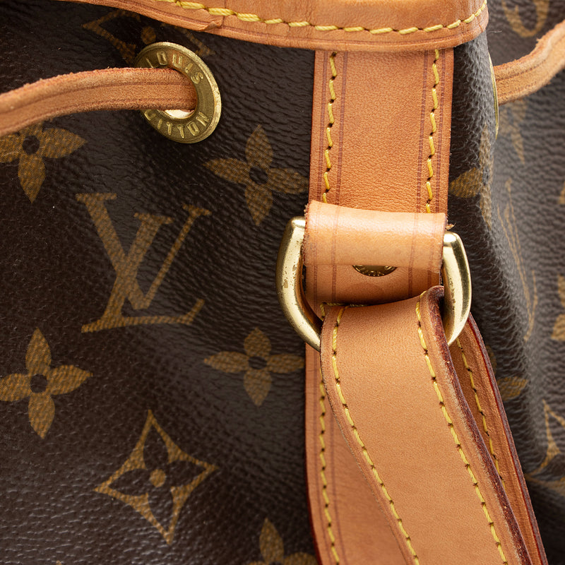 Louis Vuitton Monogram Canvas Petit Noe NM Shoulder Bag (SHF-HV55K0)
