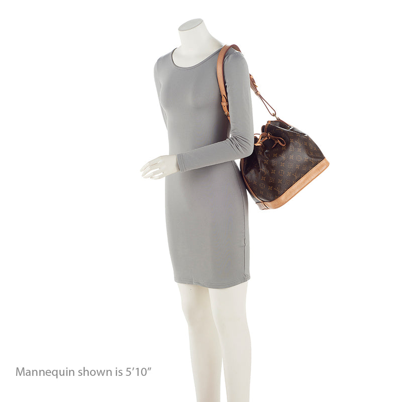 Louis Vuitton Monogram Canvas Petit Noe NM Shoulder Bag (SHF-HV55K0)