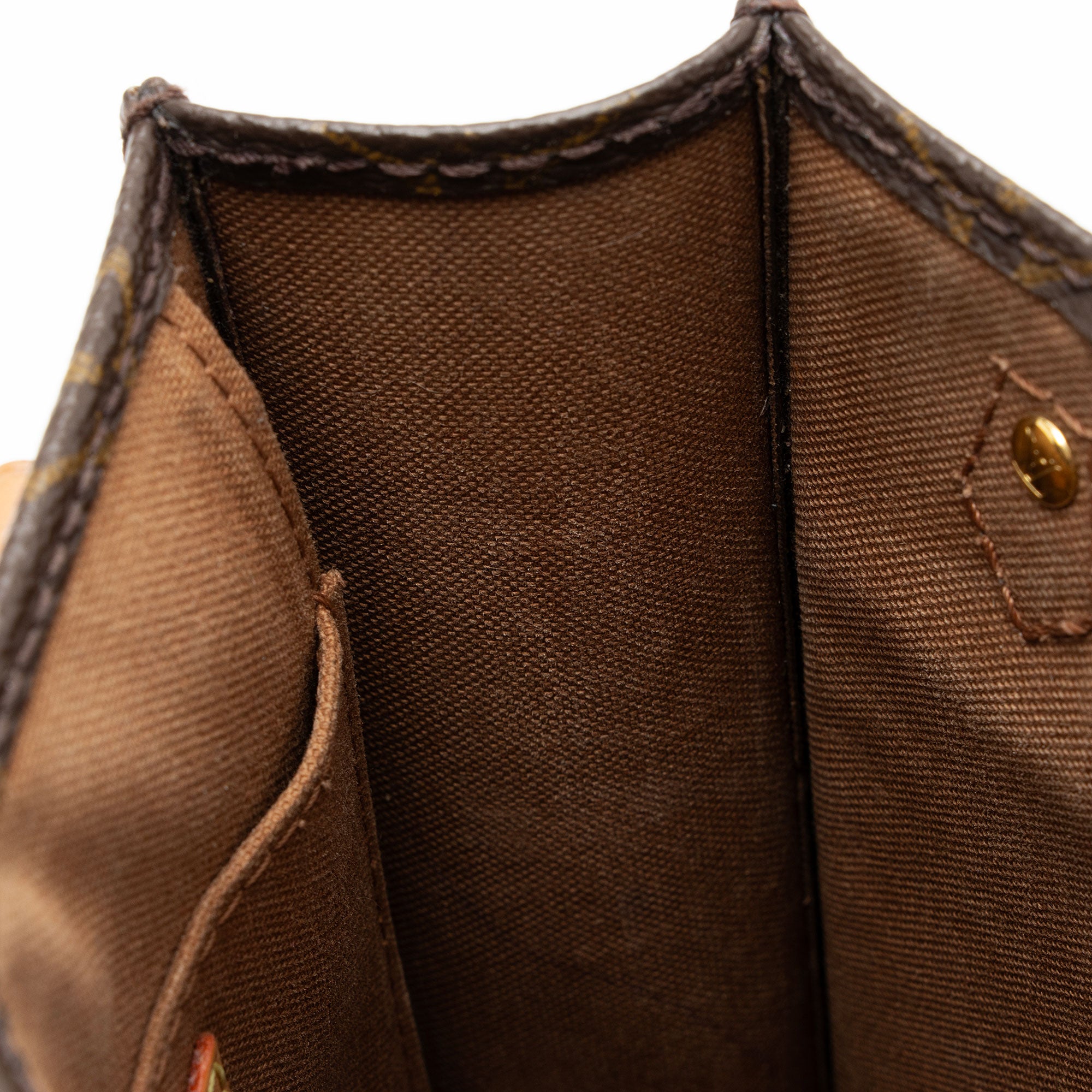 Louis Vuitton Monogram Canvas Petit Sac Plat Shoulder Bag (SHF-K9Hgyy)