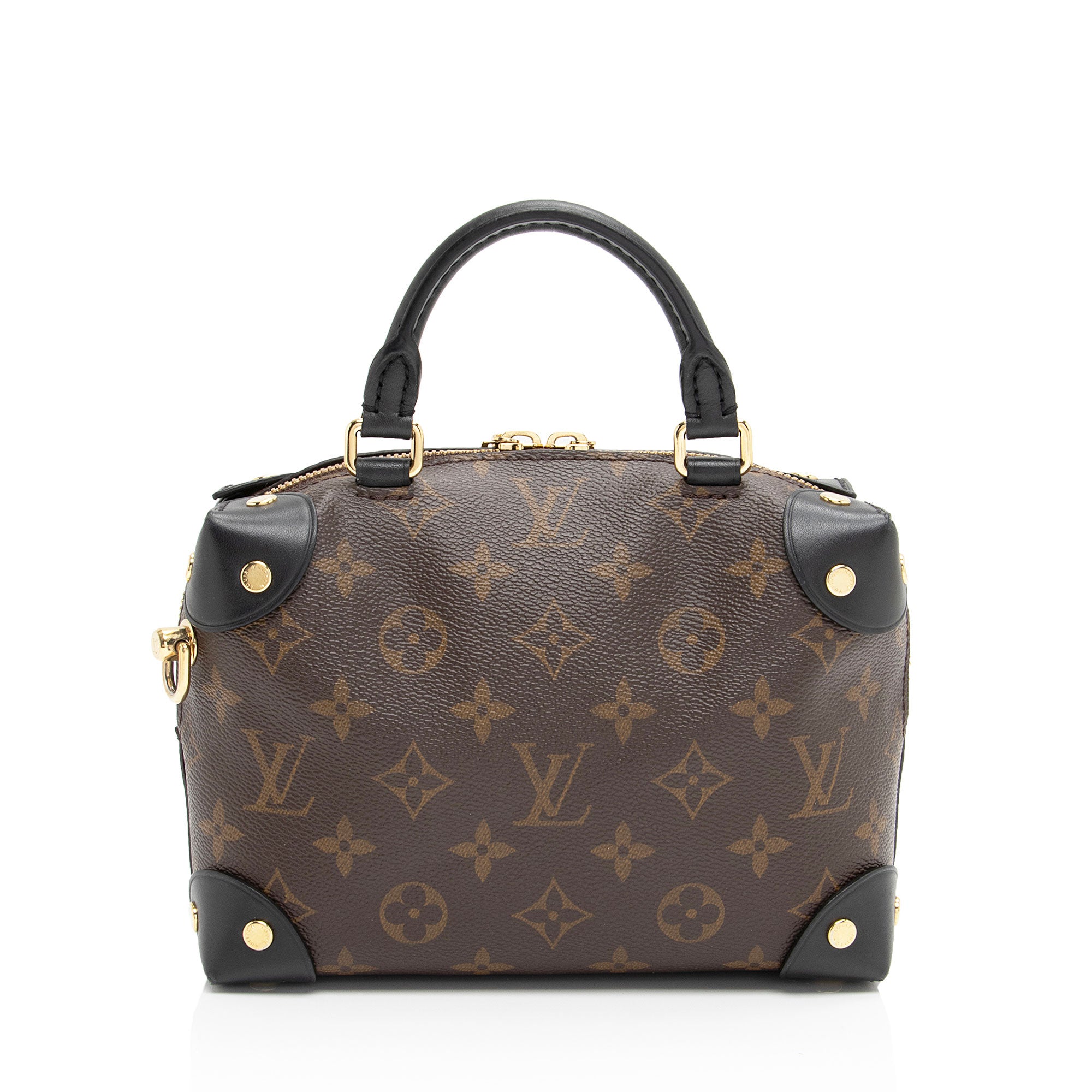 Louis Vuitton Monogram Canvas Petite Malle Souple Satchel (SHF-UveJUa)