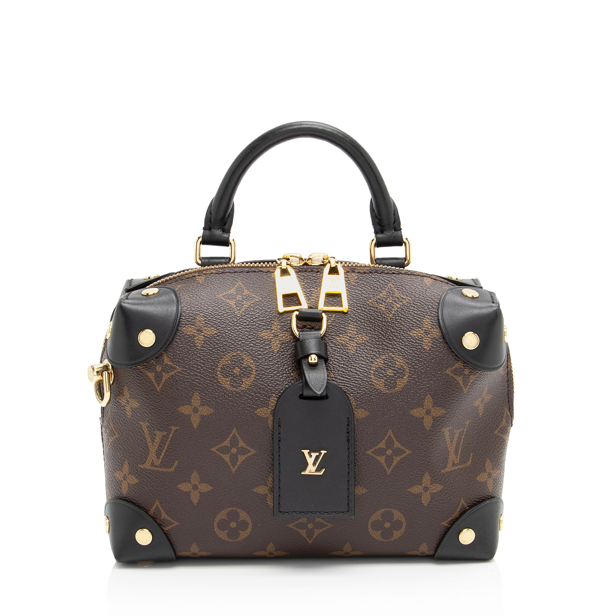 Louis Vuitton Monogram Canvas Petite Malle Souple Satchel (SHF-UveJUa)