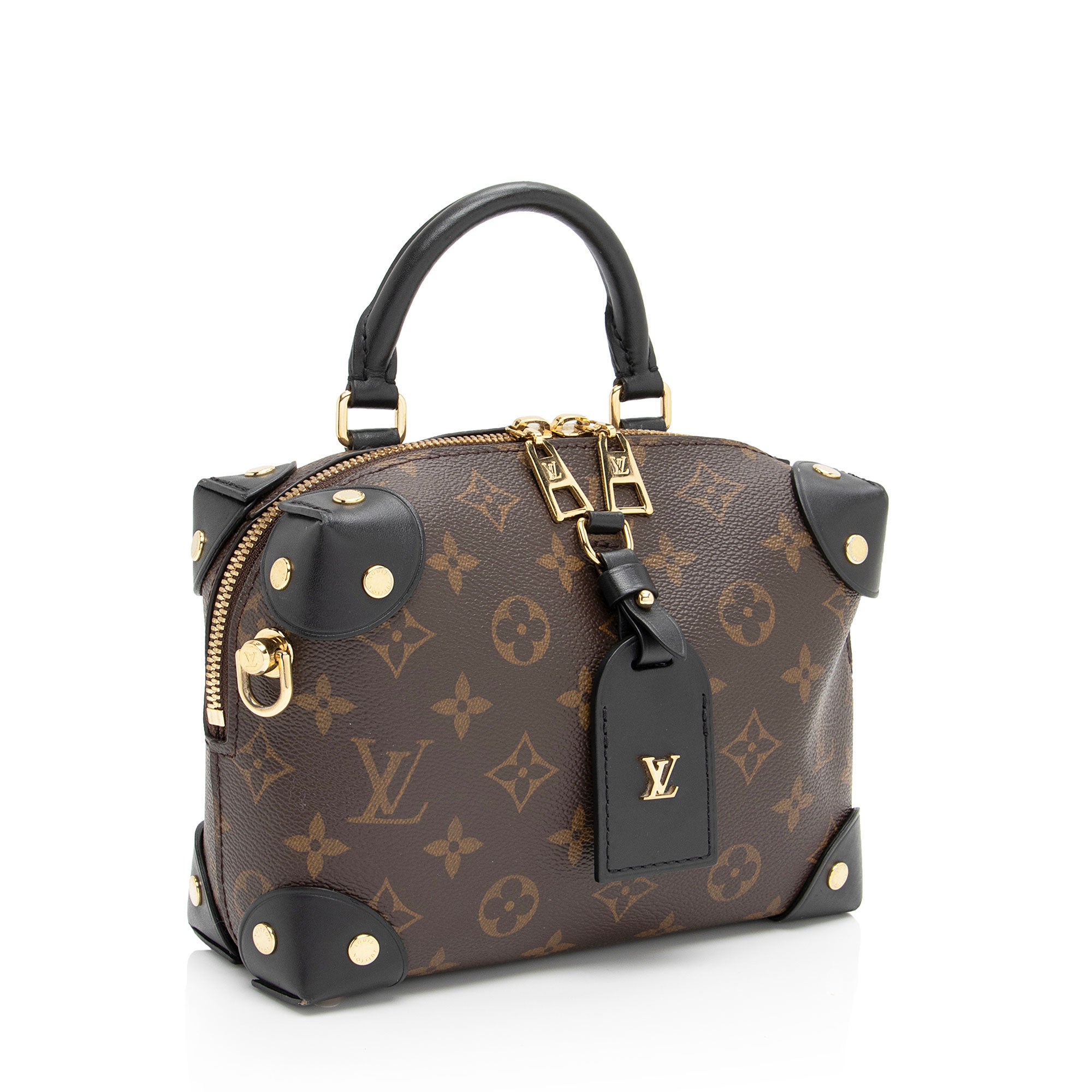 Louis Vuitton Monogram Canvas Petite Malle Souple Satchel (SHF-UveJUa)