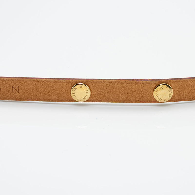 LOUIS VUITTON Leather Replacement Strap For Florentine Beige-US